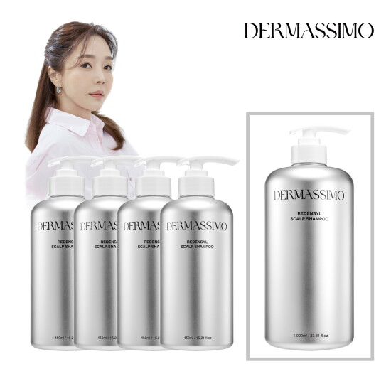 [더마시모]★조윤주패키지★ 리덴실 스칼프 샴푸 1,000ml 1통+450ml 4통