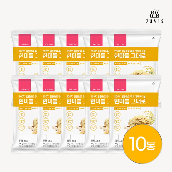 [쥬비스][쥬비스] 현미를 그대로 30g X 10팩