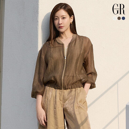 [조르쥬 레쉬](26SS) 리오셀 블렌디드 시스루 집업 자켓 3종