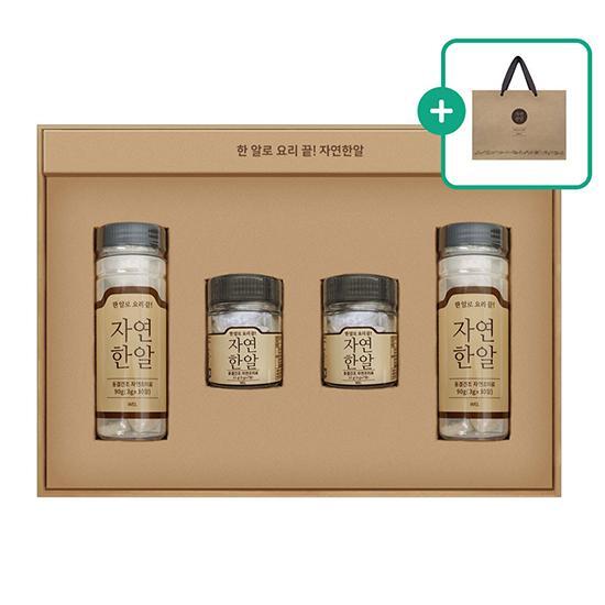 (주)트루나스 자연한알 자연한알 고체육수 코인육수 2+2 선물세트