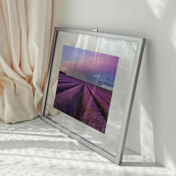 교보문고 꾸밈 pg259-투명액자38CmX38Cm 편안함을주는라벤더밭2