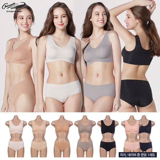 소프트 터치 감탄 브라팬티 6SET 패키지