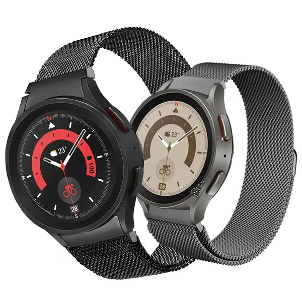 아미크(AM2C) 아미크 갤럭시워치5프로 45mm 날개형 밀레니즈루프 메탈 스트랩 밴드 시계줄 줄질 줄 R920