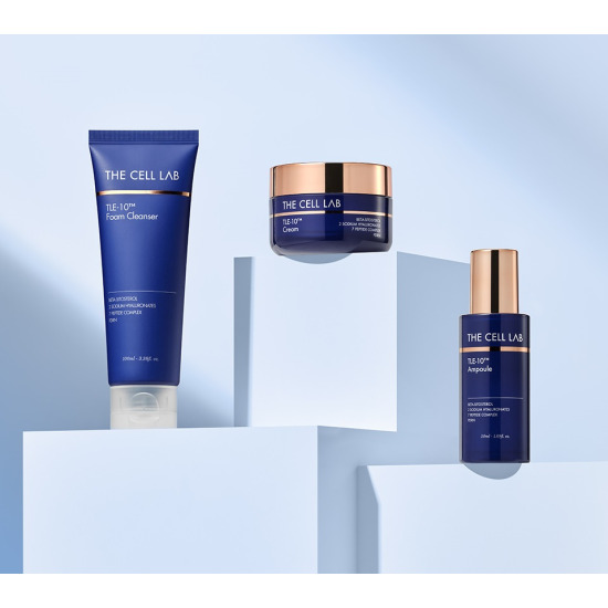 [더셀랩][엘라이브전용구성]TLE10 크림 50ml*1 + 앰플 50ml*1+ 폼클렌져