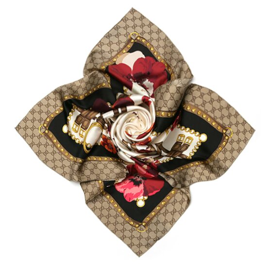GUCCI 실크 플라워 스카프(508796 3G001 1069/1070/3775/7572)