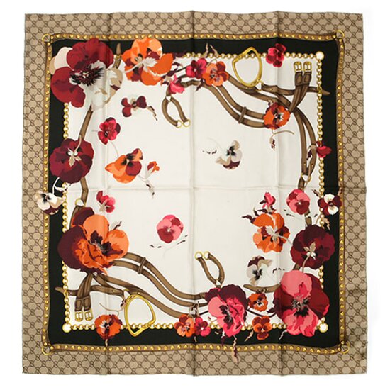 GUCCI 실크 플라워 스카프(508796 3G001 1069/1070/3775/7572)