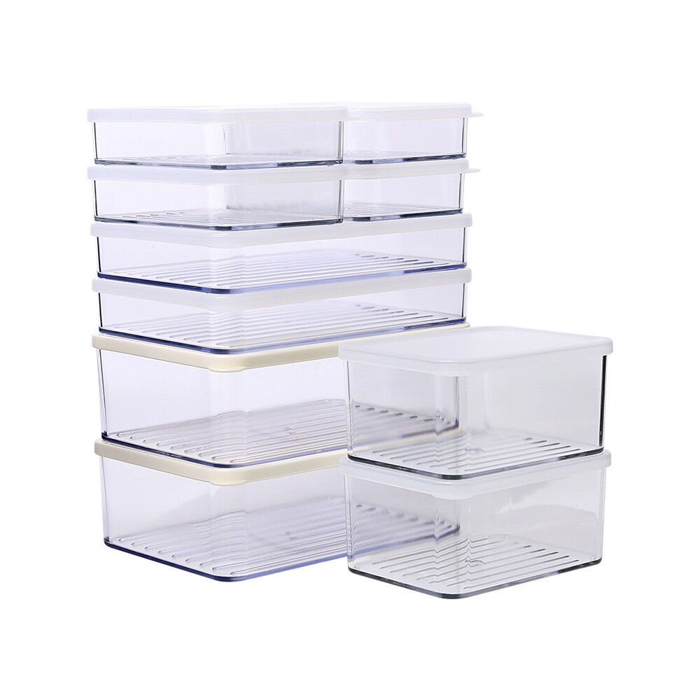 실리쿡 납작이깊은알찬세트(깊은2호(아이보리) 2개+깊은3호(반투명) 2개+납작2호(반투명) 2개+납작3호(반투명) 4개