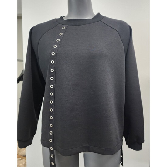 [기타][쁘띠프랑스]아일렛 테잎 티셔츠 TS-02