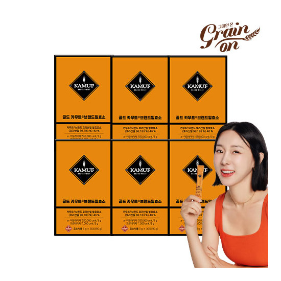 [골드카무트][공식수입원 정품] KAMUT 골드카무트 효소 30포*6박스