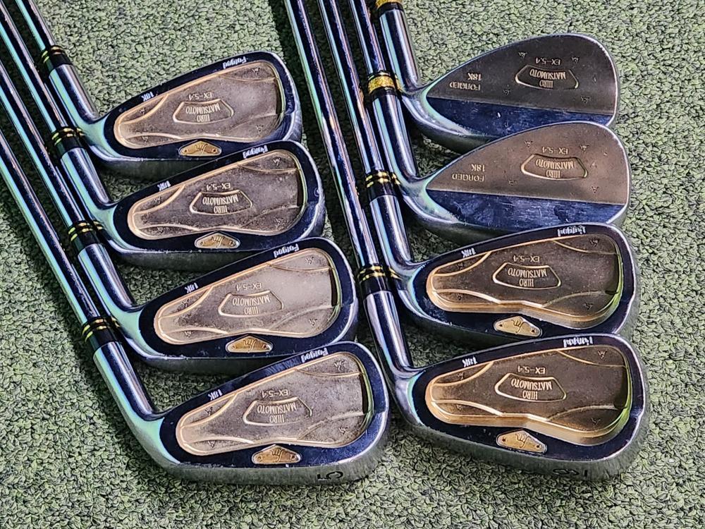 히로마쓰모토 중고 히로마스모토 EX-5.4 18K GOLD 단조 아이언 N.S.PRO 950 스틸 R 정품 중고 골프채