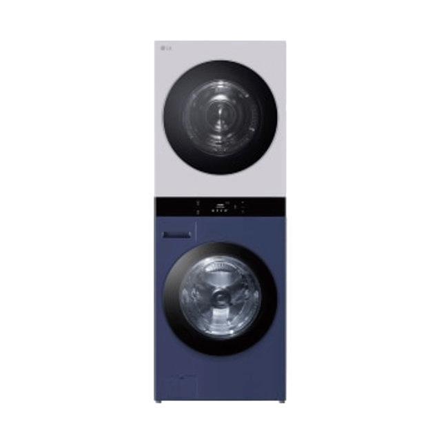 [렌탈]LG전자 [LG] 오브제컬렉션 워시타워 (25kg/22kg) (크림그레이 / 네이비) (WL22YMZU.AKOR)/60개월 의무사용