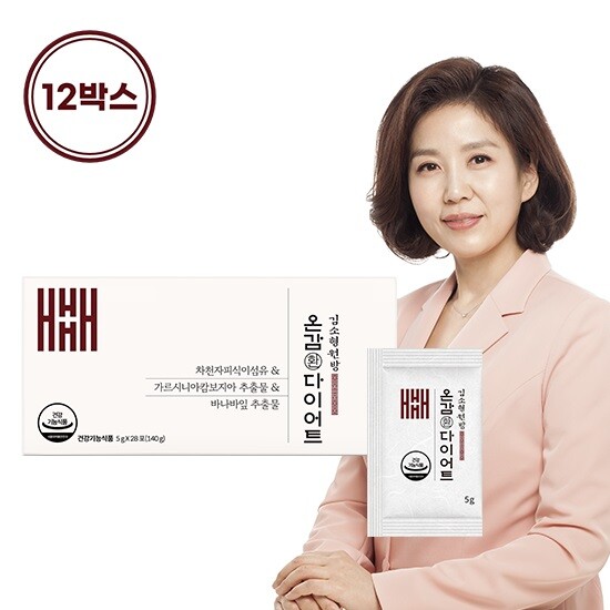 [김소형][12박스] 김소형원방 온감환 다이어트 (5g*28포*12박스)