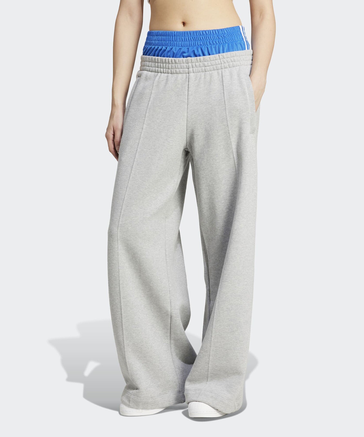 아디다스 매장정품 아디다스 ADIDAS IW5670 x크세니아 투인원 트랙 스웨트 팬츠 그레이:블루 캐주얼 4430592