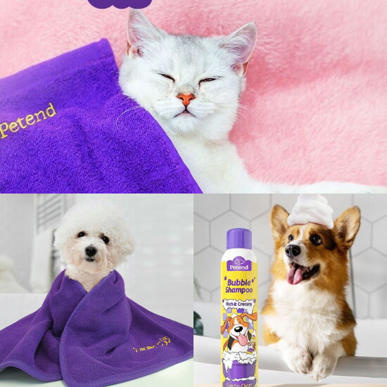 페텐드 [9,900원 체험특가] 페텐드 펫전용 극세사 타올/저가극 버블샴푸 ★최대 85% 할인 단독최저가★