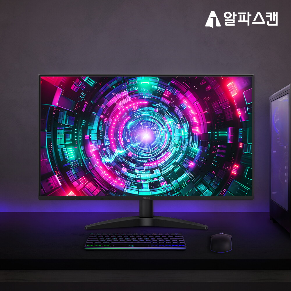 알파스캔(가전) 알파스캔 AOC 27B36X 게이밍 144 IPS 프리싱크 AI HDR 무결점 모니터