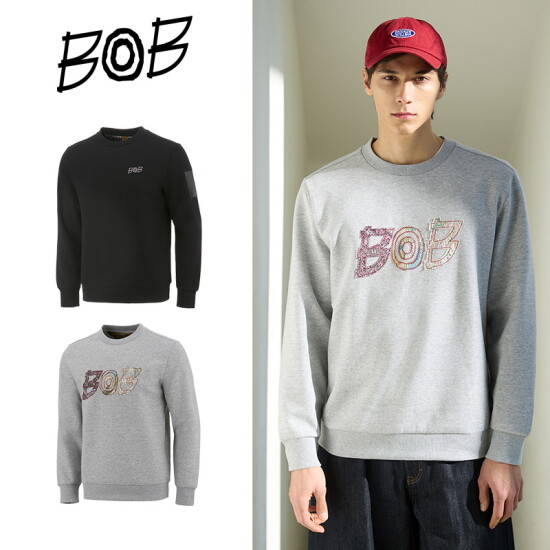 [메종비오비(BOB)][런칭가 99,000원] (BOB) 남성 26SS 크래프트 아르티코 맨투맨 2종