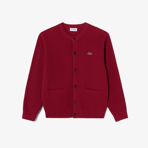 라코스테 라코스테 LACOSTE 남성 26FW 방모 C넥 가디건 AH603E-56N 240 40B1593659 AH603E56N240