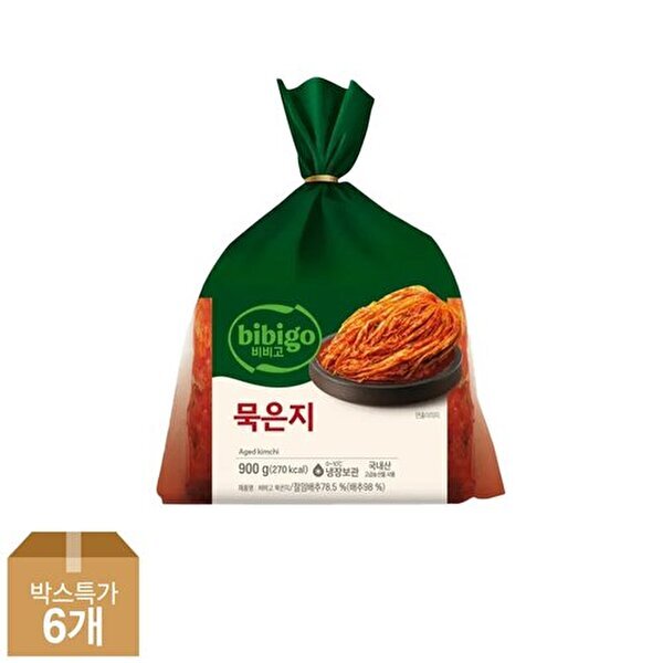 씨제이제일제당(하프) [하프클럽/CJ제일제당]비비고 묵은지 900g x6개
