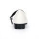 [포멜카멜레][포멜카멜레] 메리제인 콤비 화이트 플랫 2CM (FJY1F1SP807W1)