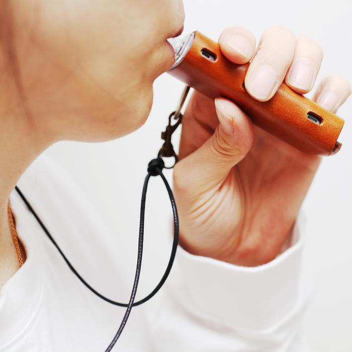 셀러허브잡화 가죽 목걸이 유웰 발라리안 에어 케이스 각인무료