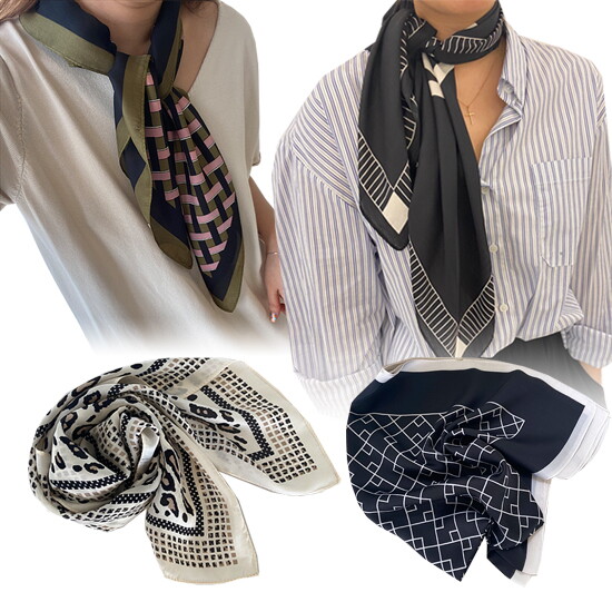 엔비 엔비 여성 쁘띠 사각 스카프 6900원 균일가 3