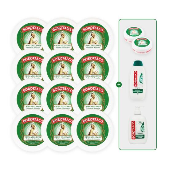 [보로탈코(해외직구)][롯데단독]보로탈코 바디크림 150mlx12개 +바디크림2개, 바디워시 450ml 1개, 핸드워시 250ml 1개