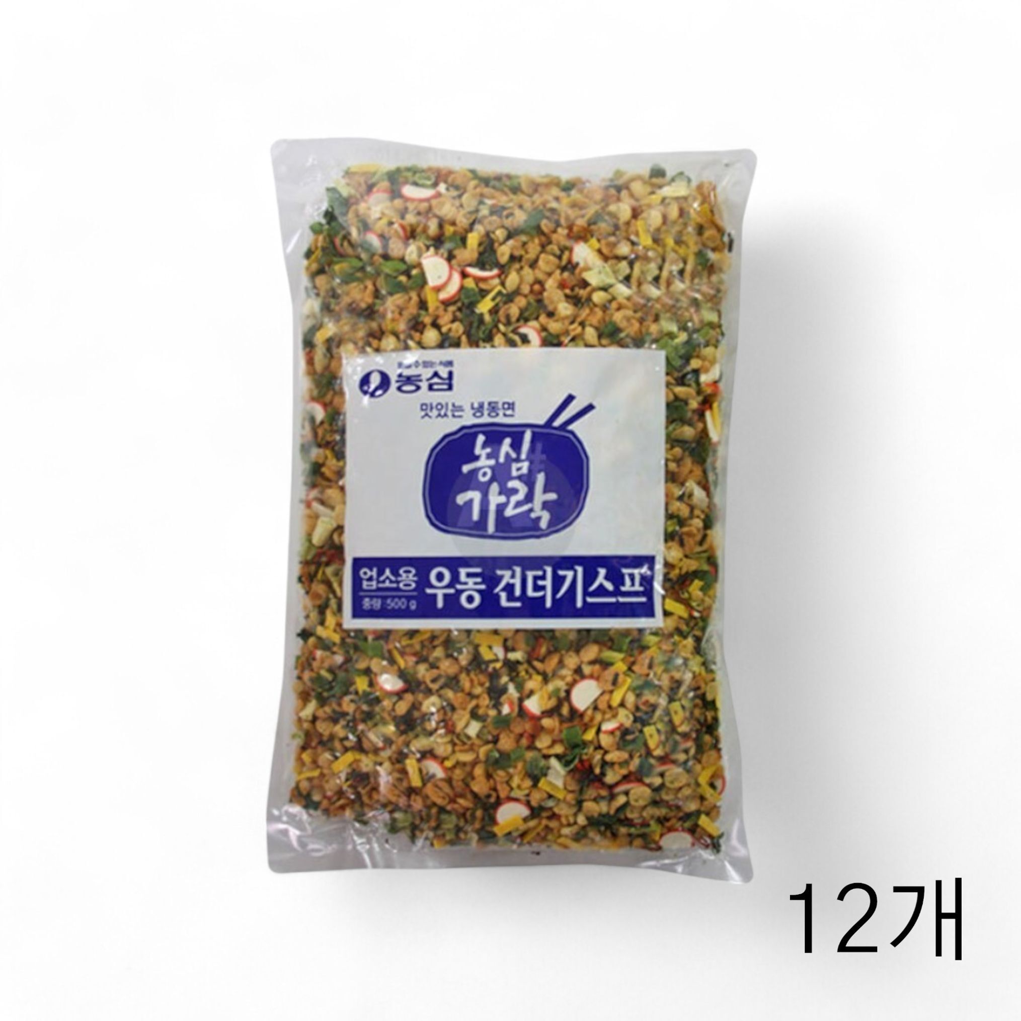 (주)선양 친절한탄씨 농심가락 우동 건더기스프 500g X 12개 식당튀김고명