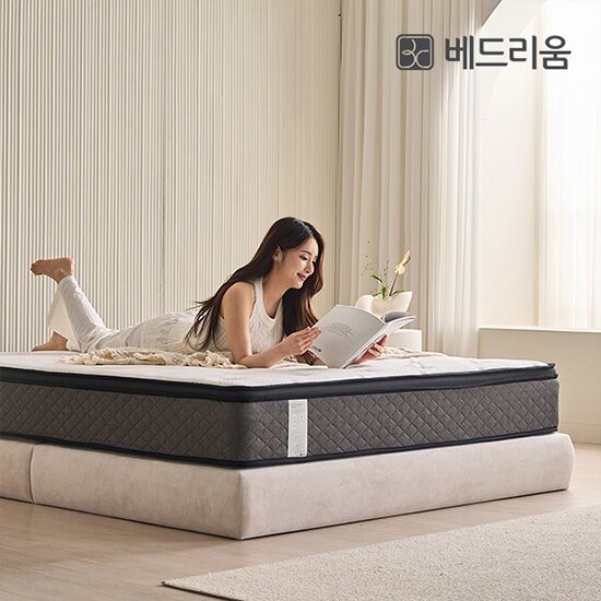 [롯데 단독][베드리움] 듀얼쿠션 유로탑 매트리스(슈퍼싱글)