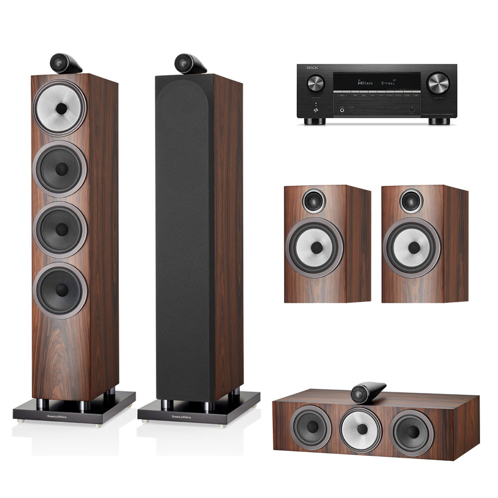 DENON 데논 AVR-X2900H + B&W 702 S3 5채널 홈시어터 스피커(71/706)