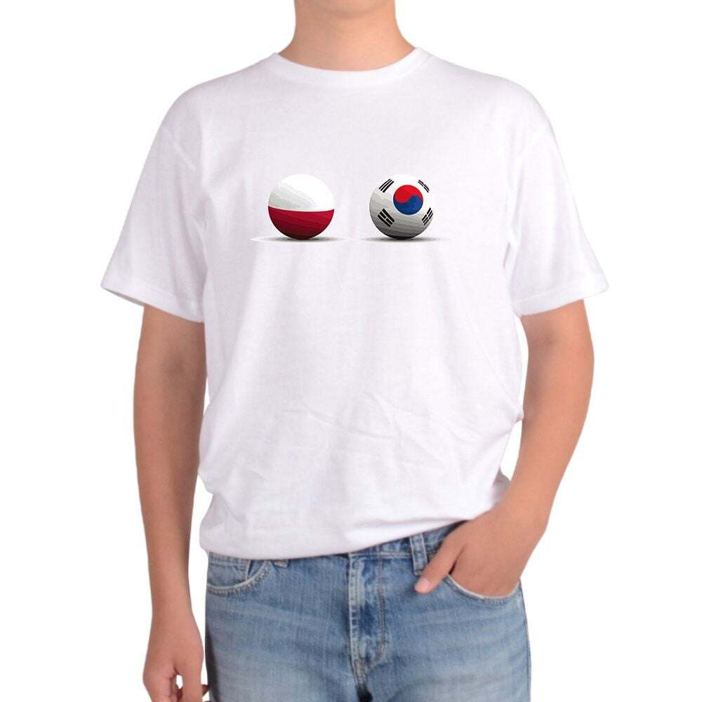 지오벤처스 반팔 라운드티 한국 폴란드 바르샤바 국기