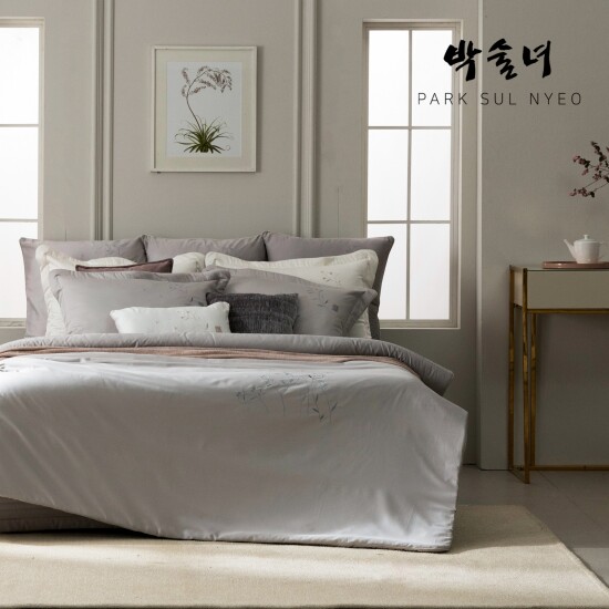 [박술녀]★방송에서만★[Q]호주산 양모100 순면 차렵이불세트+양모베개솜2_연화(宴和)
