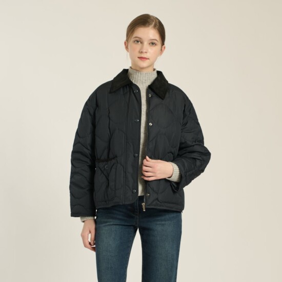 [BCBG]텍스처블록 덕다운 B5WAG885