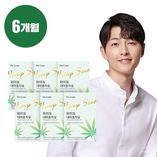 [닥터린][T][6박스]닥터린 파이토 대마종자유 (1,000mg X 30캡슐 X 6박스)