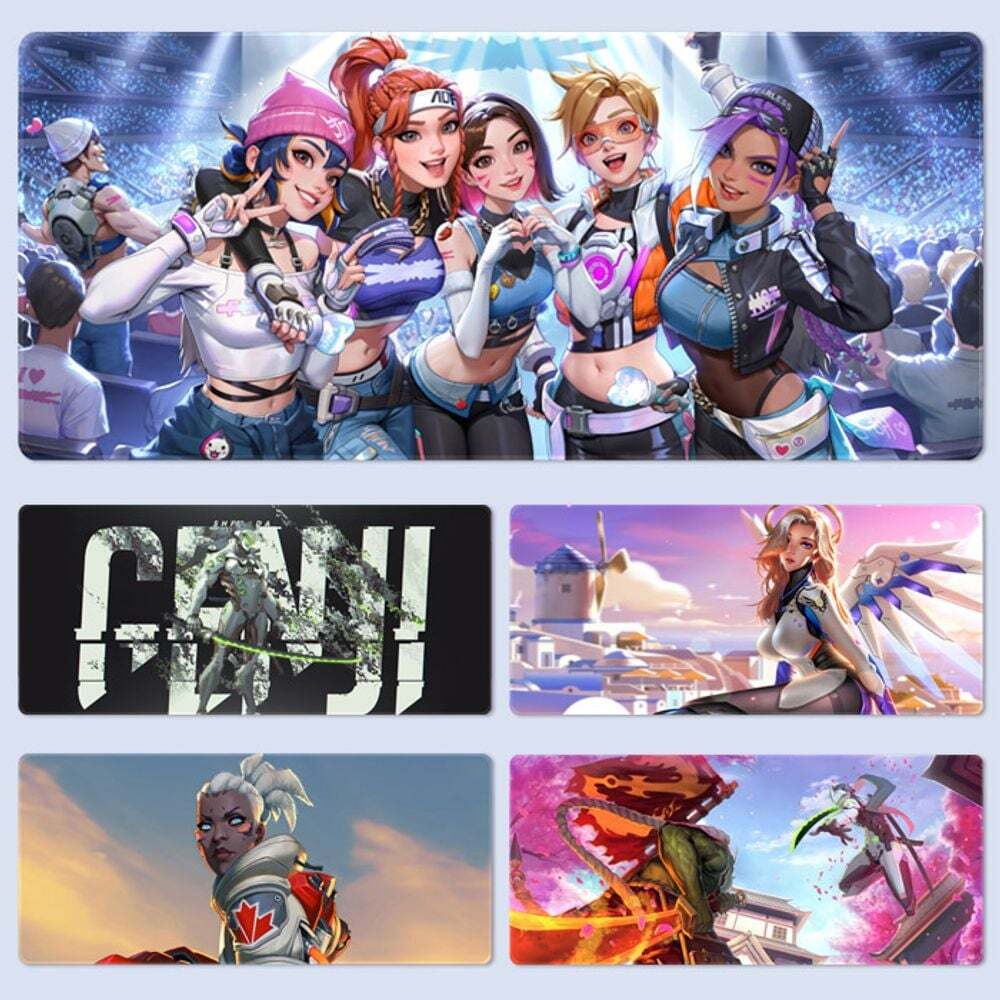 오너클랜 오버워치 B 2XL 게이밍장패드 아이돌마우스패드