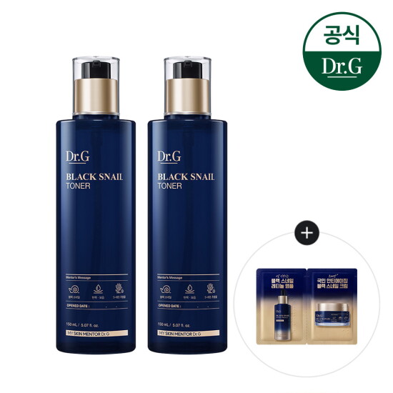 [닥터지][닥터지]블랙 스네일 토너 150ml 1+1 (증)블랙스네일 2열 샘플