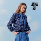 [안나수이]안나수이(ANNA SUI) 판타지아 레이스 플라워 가디건 자켓
