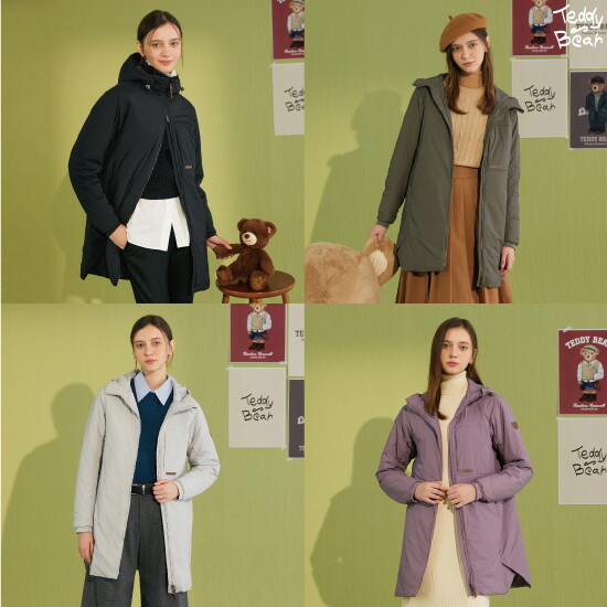 [테디베어]TEDDY BEAR 여성 시그니처 패딩 코트 1종