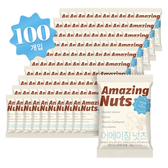 [어메이징넛츠]어메이징넛츠 20gx100봉