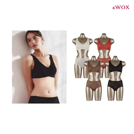 &WOX  왁스 레이스 보타닉  아이픽스 브라  패키지