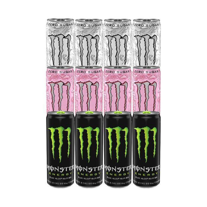 사진첨부 해태 [해태]몬스터 에너지 355ml 울트라 4개 그린 4개 스트로베리 4개 (32331351)