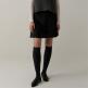 [블랭크공삼][블랭크03] double face satin mini skirt (black)