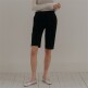 [블랭크공삼][블랭크03] half length cotton pants (black)