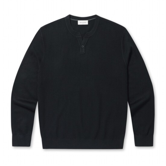 [브렌우드][BRENTWOOD] [essentials] 워셔블 헨리넥 스웨터_BIWAA23161GYD