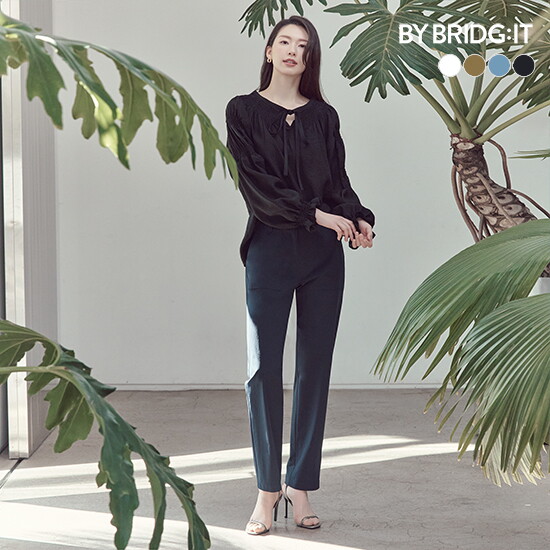 [바이브리짓]○(런칭가 69,900원) 릴렉스 스트레치 팬츠 2종