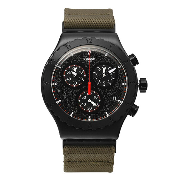 SWATCH [하프클럽/스와치]스와치 YVB416 POWER OF NATURE BY THE BONFIRE 남성 나토시계 타임메카