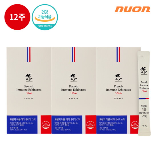 [뉴온][12주] 프렌치 이뮨 에키네시아 (18ml X 28포 X 3박스)