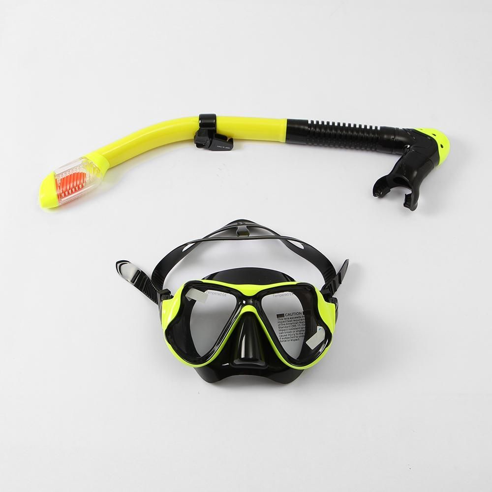 지오벤처스 Well 아로아 고급형 잠수경 스노클링 세트(옐로우) 잠