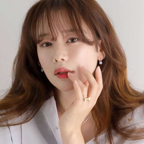 [프리스카제이] 14K 다이아몬드처럼 컷팅 원터치 귀걸이