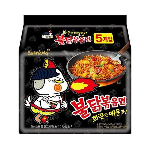 셀러허브 식품 [하프클럽/기타]봉지라면 삼양 불닭볶음면 140g 40개