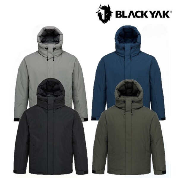 블랙야크레저 남성 겨울 히마 WSP 숏 다운자켓 윈드스토퍼 헝거리구스 다운 1BYPAWU009 GD